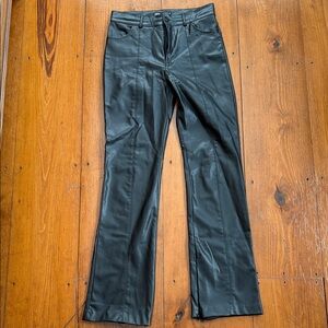 ZARA leather pants medium
